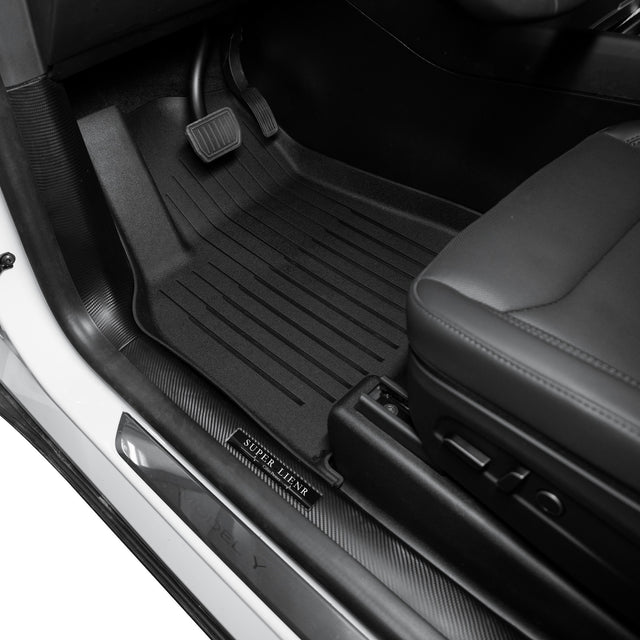 Tesla Model Y Silver Floor Mats & Accessories Kit