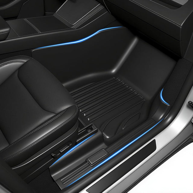 2025-2026 Tesla Model Y Juniper-Fußmatten - CabinProtect™ Pro Kit Vollkabinen-Schutzsystem
